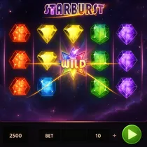 Spildansknu - Starburst Slot - Online Casino Spil